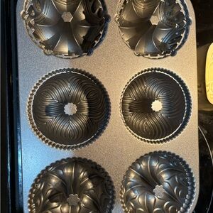 Nordic Ware Silver Mini Bundt Pan